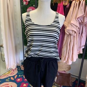 NWT back stripe tank